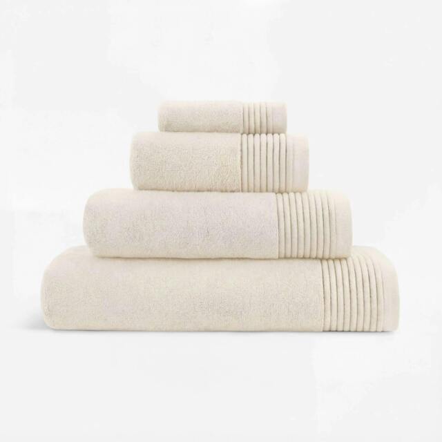 Rackhams Plush Towels - Cream - Bath Sheet - image 1