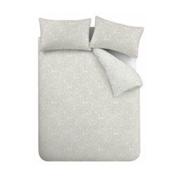 Rackhams Woodland 200 Thread Count Cotton Reversible Duvet Cover Set Natural - Double - Natural - thumbnail 5