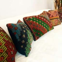 Rackhams Kilia Kilim Wool Cushion Covers - 50 x 30 cm - Set of 2