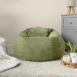 Rackhams Indoor Classic Velora Adult Bean Bag Chair - Large Bean Bag Seat - Blush Pink - thumbnail 2
