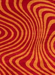 Rackhams Joli Striped Red & Orange Rug - 160X230 cm