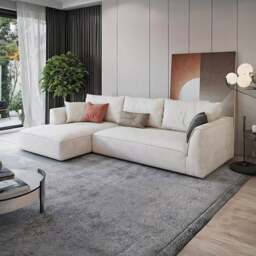 Rackhams R77 Dexter Two Seater Corner Sofa, Leathaire - Two Seater Corner 260cm ( BOTH Armrests ) - Others ( Contact Us ) - thumbnail 2