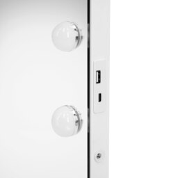 Rackhams LED Bluetooth Mirror - 58 x 46cm - thumbnail 4