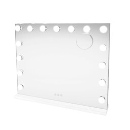 Rackhams LED Bluetooth Mirror - 58 x 46cm - thumbnail 1
