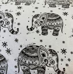 Rackhams Elephant Duvet Cover Set - Single - Super King - thumbnail 2