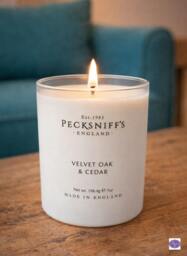 Rackhams Velvet Oak & Cedar Scented Candle 198.4g