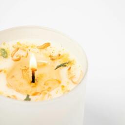 Rackhams Moroccan Souk Glass Candle - Mandarin, Lily & Patchouli - thumbnail 3