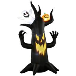 Rackhams 8 FT Halloween Inflatable Spooky Tree with Built-in LED Lights - thumbnail 2