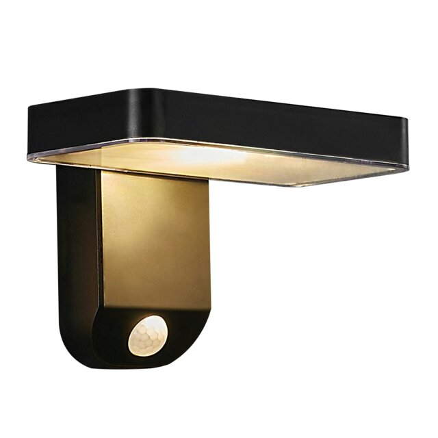 Rackhams Rica Square Solar - Wall light - Black - 1 - image 1