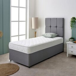 Rackhams Shell Design Hybrid Mattress - 18cm Deep, Soft Feel - White - 1 - 3ft Single Mattress (90cm x 190cm)