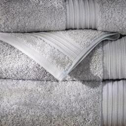 Rackhams Light Grey Egyptian Cotton Bath Sheet - 4 Pack - Bath Sheet - thumbnail 3