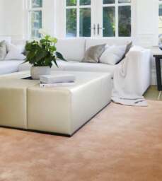 Rackhams Hush Solid Coral Pink Luxury Rug - 120X170 cm - thumbnail 4