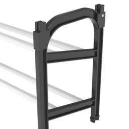 Rackhams Extendable Shoe Rack with 2 Shelves 119x24x37 cm - thumbnail 6