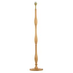 Rackhams Traditional Oak Wood Floor Lamp Base with Sleek Triple Segment Design
