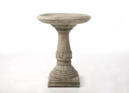Rackhams Stone Cast Garden Bench & LaLa Design Birdbath - thumbnail 4