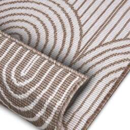 Rackhams Pangli Flatweave Reversible Beige Rug Indoor-Outdoor - 80X150 cm - thumbnail 4