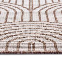 Rackhams Pangli Flatweave Reversible Beige Rug Indoor-Outdoor - 80X150 cm - thumbnail 3