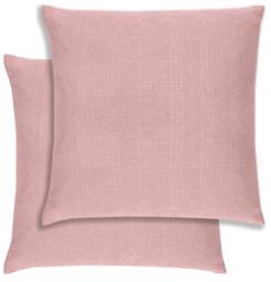 Rackhams Pair of Matrix Textured Double Sided Zip Opening Piped Edge Cushion Covers - 43x43cm - Cases Only - Grey - thumbnail 5