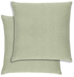 Rackhams Pair of Matrix Textured Double Sided Zip Opening Piped Edge Cushion Covers - 43x43cm - Cases Only - Grey - thumbnail 6