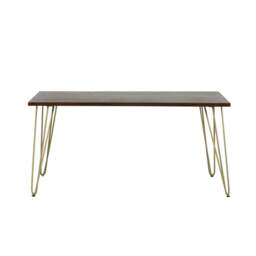 Rackhams Rectangular 6 Seater Dining Table Bishop Dark Mango - Wood - 160CM X 85CM X 76CM  (LXDXH) - Dining Table - thumbnail 2