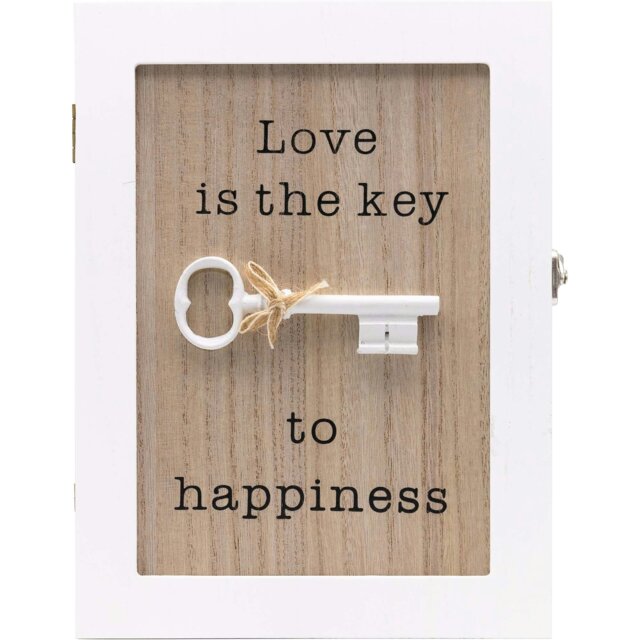 Rackhams Wooden ‘Heart Keyhole’ 6-Key Cabinet - image 1
