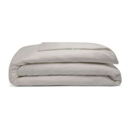 Rackhams Pima Cotton 450 Thread Count Duvet Cover - Oyster - Superking - Oyster - 100% Cotton - thumbnail 2