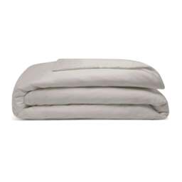 Rackhams Pima Cotton 450 Thread Count Duvet Cover - Oyster - Superking - Oyster - 100% Cotton - thumbnail 1