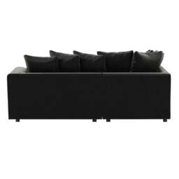 Rackhams Brooklyn Full Foam Plush Velvet Corner Sofa - Red - Right Hand Facing - thumbnail 6