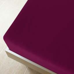 Rackhams Jersey Fitted Sheets 2 pcs Bordeaux 180x200 cm Cotton - thumbnail 2