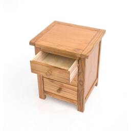 Rackhams Trivento 3 Drawer Bedside Table - Natural - thumbnail 4