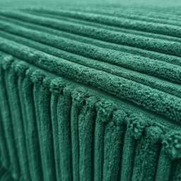 Rackhams Bishop U-Shaped Jumbo Cord Sofa - Scatter Back - Teal - thumbnail 1