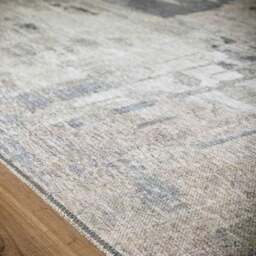 Rackhams Eco-Washable Grey Rug Abstract Design - 67X200 cm - thumbnail 4