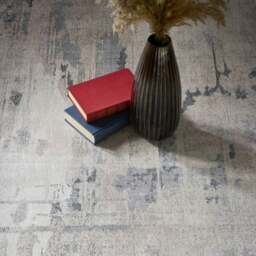 Rackhams Eco-Washable Grey Rug Abstract Design - 67X200 cm - thumbnail 3