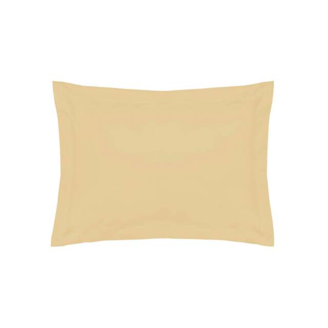 Rackhams 200 Thread Count Egyptian Cotton Oxford Pillowcase - Papyrus - One Size - Papyrus - 100% Egyptian Cotton - image 1