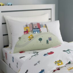 Rackhams Transport Cotton Reversible Duvet Cover Set - Single - thumbnail 3