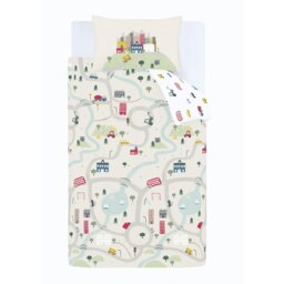 Rackhams Transport Cotton Reversible Duvet Cover Set - Single - thumbnail 5