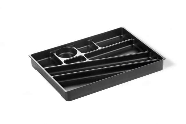 Rackhams IDEALBOX Stationery Draw Organiser Desk Tidy Insert Tray Storage - Grey - image 1