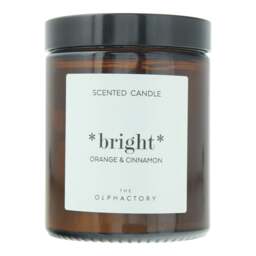 Rackhams Bright Orange  Cinnamon Scented Candle 135g