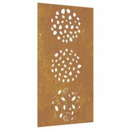 Rackhams Garden Wall Decoration 105x55 cm Corten Steel Leaf Design - thumbnail 2