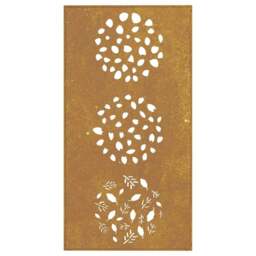 Rackhams Garden Wall Decoration 105x55 cm Corten Steel Leaf Design - thumbnail 5