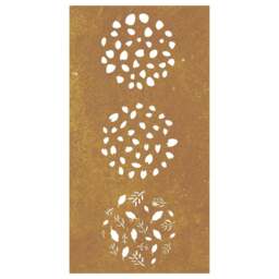 Rackhams Garden Wall Decoration 105x55 cm Corten Steel Leaf Design - thumbnail 4