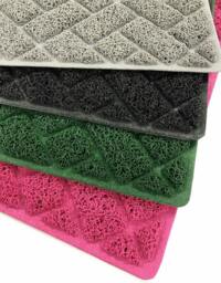 Rackhams Diamond Doormat  75x44cm - Beige - With Backing (Indoor) - thumbnail 4