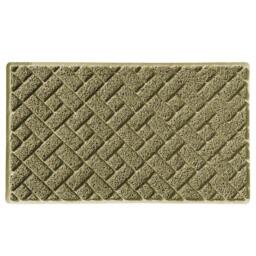Rackhams Diamond Doormat  75x44cm - Beige - With Backing (Indoor)