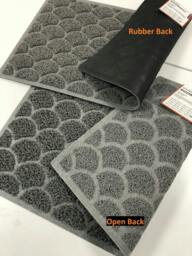 Rackhams Diamond Doormat  75x44cm - Beige - With Backing (Indoor) - thumbnail 5