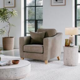 Rackhams The Elton Armchair - Stone - thumbnail 4