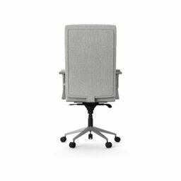 Rackhams Bedford office chair with high back in grey - Grey - thumbnail 3