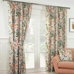 "Rackhams Meadow Multi Pencil Pleat Curtains - 90"" x 90"""