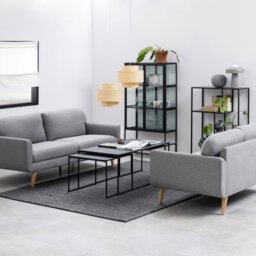 Rackhams Infinity Square/Coffee Table Setin Matt Black Set of 3 - 1 - Black - Black - thumbnail 5