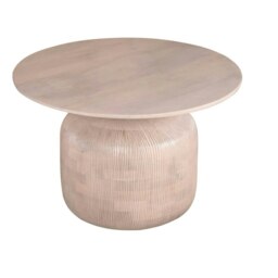 Rackhams Carlester Cane And Wood Round Coffee Table - thumbnail 3