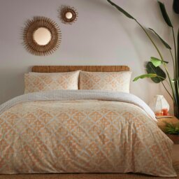 Rackhams Charlotte Thomas Medina Duvet Cover Set - Orange - Super King - thumbnail 3